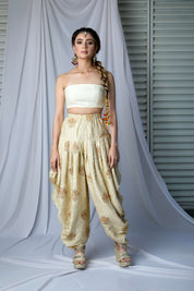 Ivory Zardozi Majesty