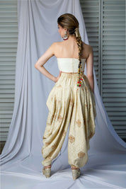 Ivory Zardozi Majesty